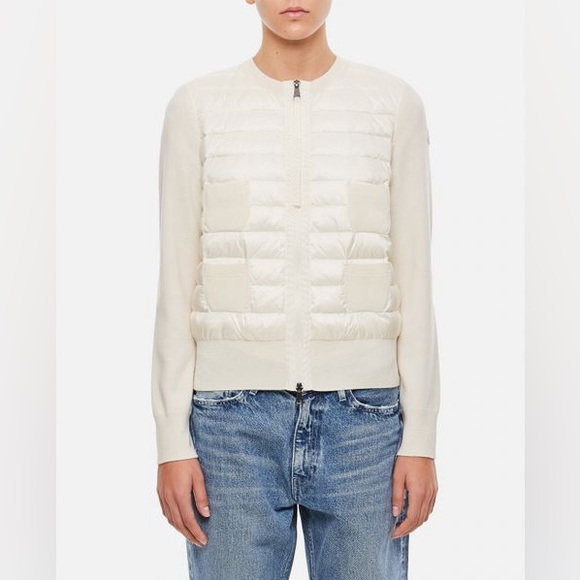 Moncler Padded Zip Up Cardigan - Picture 2 of 10